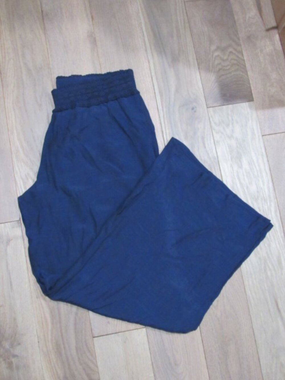 AGB Wide Leg Linen Palazzo Pants Med